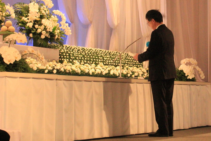 住本医学部長　追悼の辞